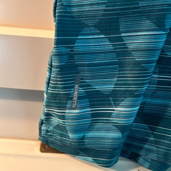 Mondetta Strapless Blue Patterned Dress - Picture 7 of 11